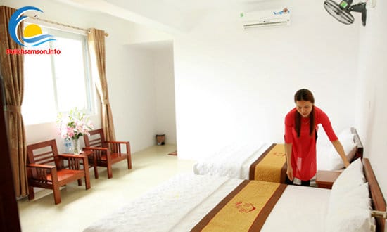 Phòng nghỉ khách sạn Vũ Gia Sầm Sơn